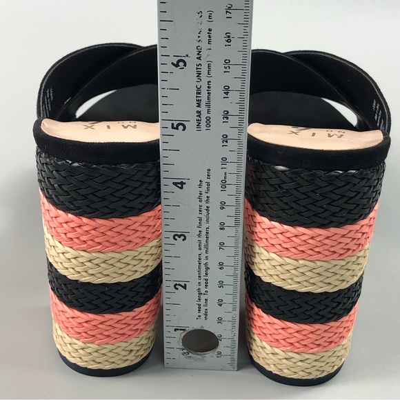 Mix No.6 Logahn Platform Suede Open Toe Mule Shoe Size 7 - Picture 12 of 13